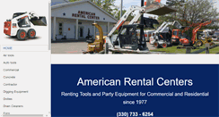 Desktop Screenshot of americanrentalcenters.net